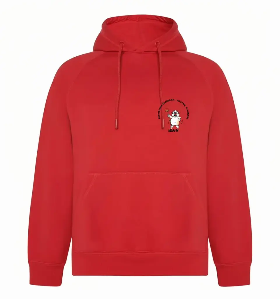 SUDADERA ROJA SANTIAGOKO DEABRUAK Talla L